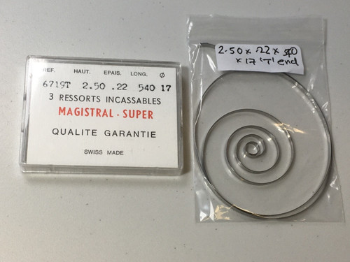 Pocket watch mainspring - pocket,