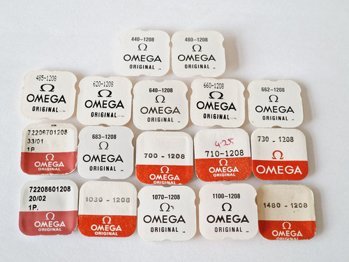 Omega 1208 mainspring watch - omega,